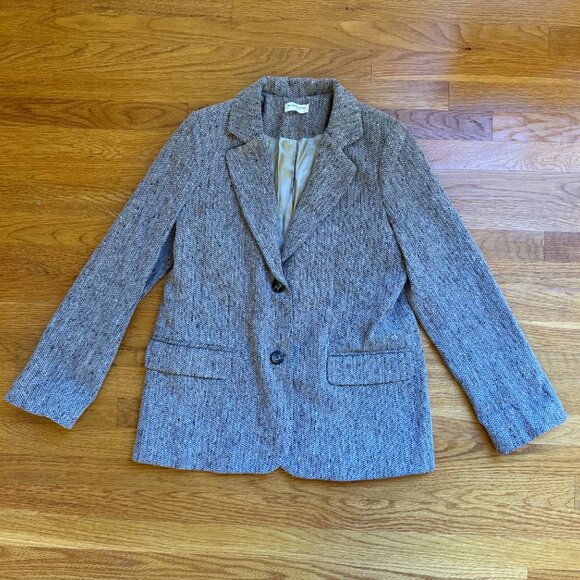 Beautiful Maison Hotel Women's Fall Herringbone Blazer Size Small - Picture 2 of 6